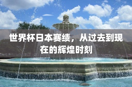 世界杯日本赛绩，从过去到现在的辉煌时刻