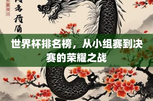 世界杯排名榜，从小组赛到决赛的荣耀之战漯河市盈旭机械设备有限公司