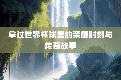 拿过世界杯球星的荣耀时刻与传奇故事