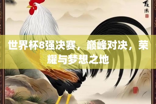 世界杯8强决赛，巅峰对决，荣耀与梦想之地