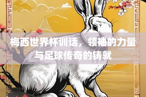 梅西世界杯训话，领袖的力量与足球传奇的铸就漯河市盈旭机械设备有限公司