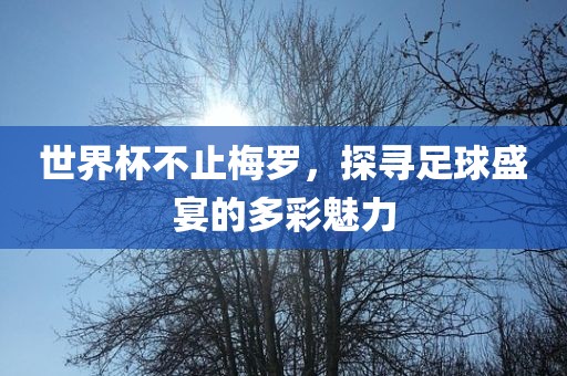 世界杯不止梅罗，探寻足球盛宴的多彩魅力