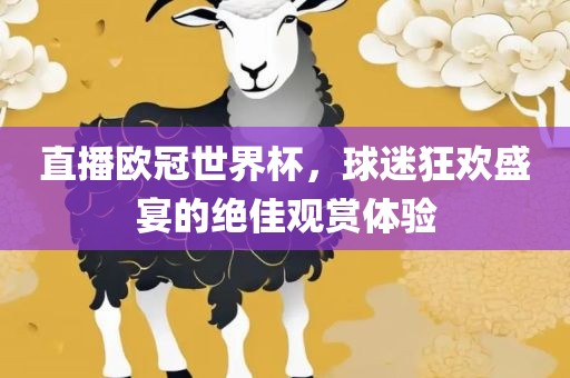 直播欧冠世界杯，球迷狂欢盛宴的绝佳观赏体验