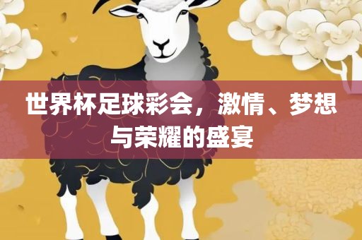 世界杯足球彩会，激情、梦想与荣耀的盛宴漯河市盈旭机械设备有限公司