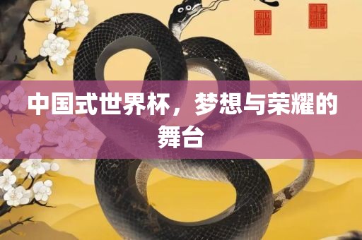 中国式世界杯，梦想与荣耀的舞台