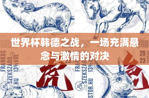 世界杯韩德之战，一场充满悬念与激情的对决漯河市盈旭机械设备有限公司