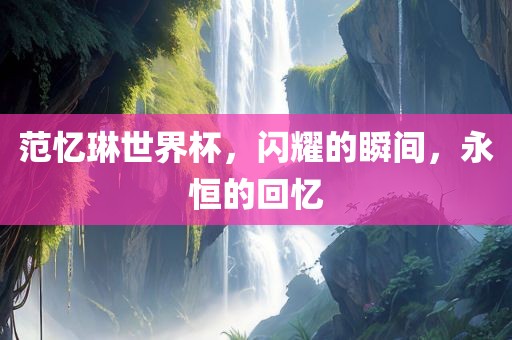 范忆琳世界杯，闪耀的瞬间，永恒的回忆