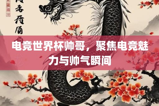 电竞世界杯帅哥，聚焦电竞魅力与帅气瞬间
