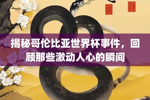 揭秘哥伦比亚世界杯事件，回顾那些激动人心的瞬间漯河市盈旭机械设备有限公司