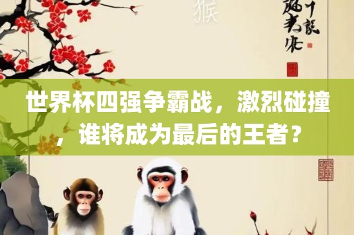 世界杯四强争霸战，激烈碰撞，谁将成为最后的王者？漯河市盈旭机械设备有限公司