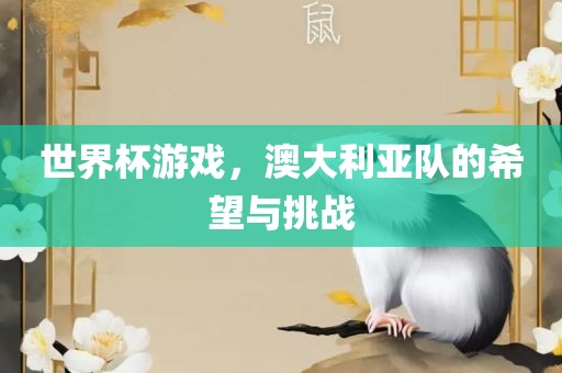 世界杯游戏，澳大利亚队的希望与挑战