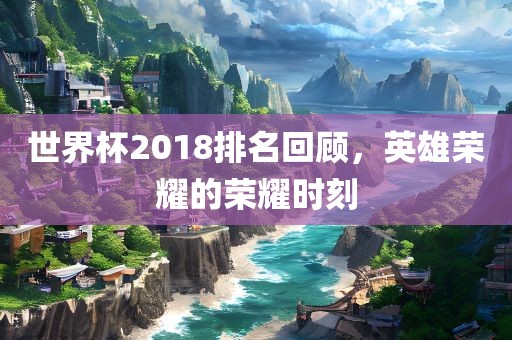 世界杯2018排名回顾，英雄荣耀的荣耀时刻漯河市盈旭机械设备有限公司