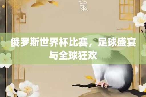 俄罗斯世界杯比赛，足球盛宴与全球狂欢