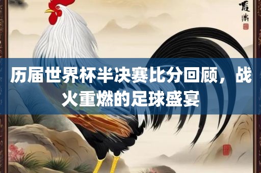 历届世界杯半决赛比分回顾，战火重燃的足球盛宴