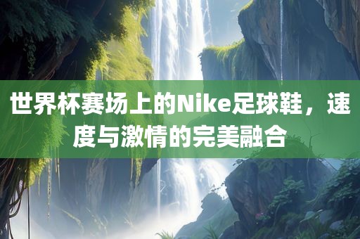 世界杯赛场上的Nike足球鞋，速度与激情的完美融合漯河市盈旭机械设备有限公司
