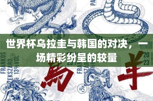 世界杯乌拉圭与韩国的对决，一场精彩纷呈的较量漯河市盈旭机械设备有限公司