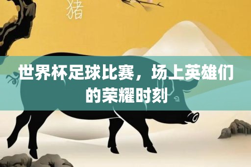 世界杯足球比赛，场上英雄们的荣耀时刻