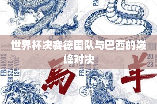 世界杯决赛德国队与巴西的巅峰对决