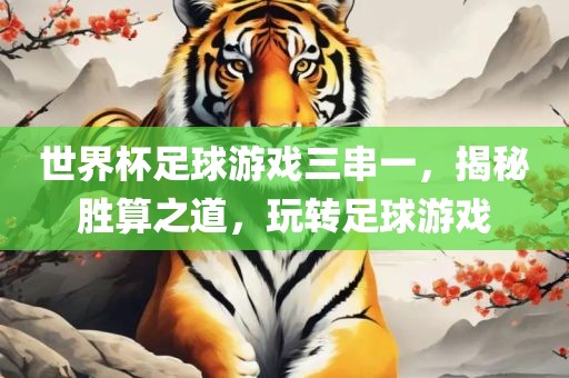 世界杯足球游戏三串一，揭秘胜算之道，玩转足球游戏