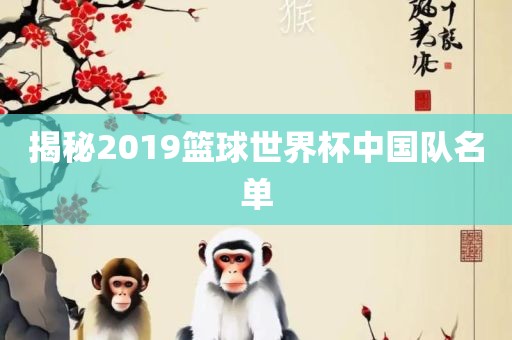 揭秘2019篮球世界杯中国队名单