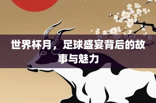 世界杯月，足球盛宴背后的故事与魅力