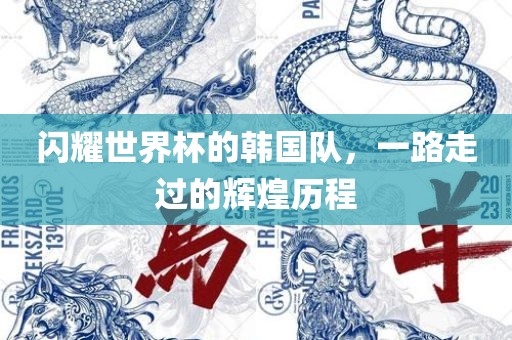 闪耀世界杯的韩国队，一路走过的辉煌历程