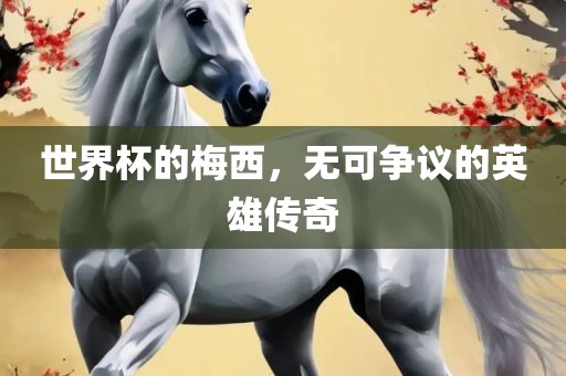 世界杯的梅西，无可争议的英雄传奇