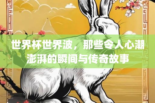 世界杯世界波，那些令人心潮澎湃的瞬间与传奇故事