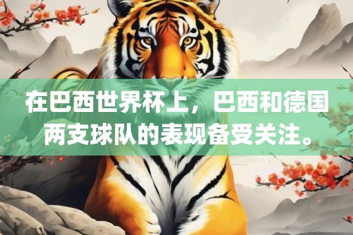 在巴西世界杯上，巴西和德国两支球队的表现备受关注。