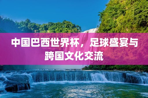 中国巴西世界杯，足球盛宴与跨国文化交流