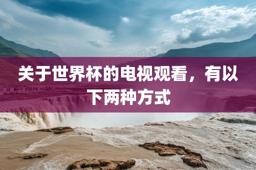 关于世界杯的电视观看，有以下两种方式