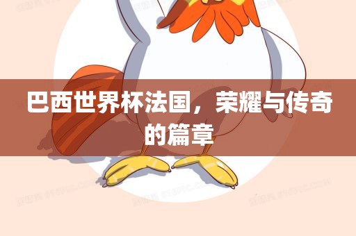 巴西世界杯法国，荣耀与传奇的篇章