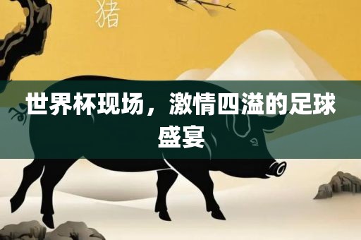世界杯现场，激情四溢的足球盛宴