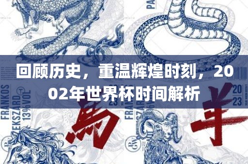 回顾历史，重温辉煌时刻，2002年世界杯时间解析