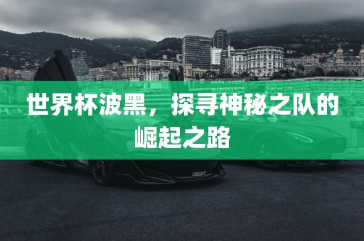 世界杯波黑，探寻神秘之队的崛起之路