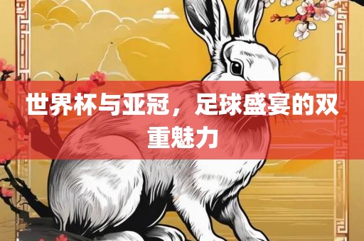 世界杯与亚冠，足球盛宴的双重魅力