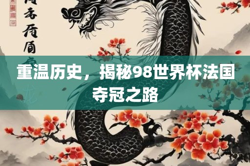 重温历史，揭秘98世界杯法国夺冠之路