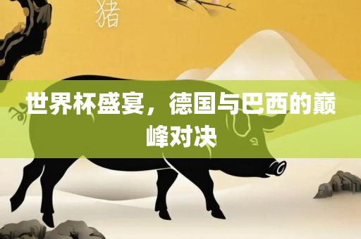 世界杯盛宴，德国与巴西的巅峰对决
