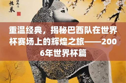 重温经典，揭秘巴西队在世界杯赛场上的辉煌之旅——2006年世界杯篇