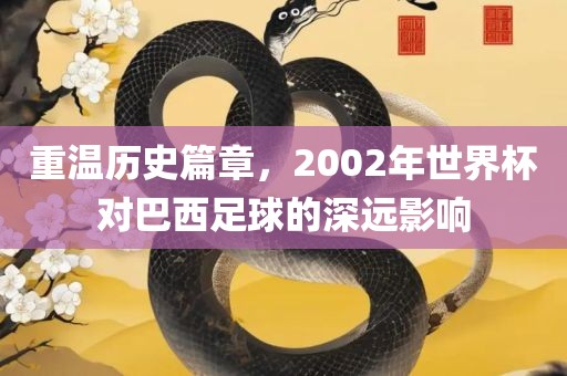 重温历史篇章，2002年世界杯对巴西足球的深远影响