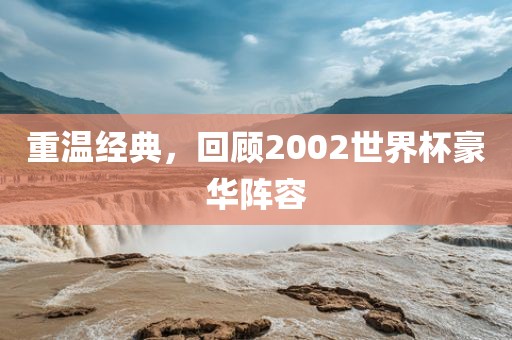 重温经典，回顾2002世界杯豪华阵容