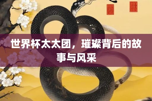 世界杯太太团，璀璨背后的故事与风采