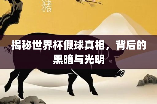 揭秘世界杯假球真相，背后的黑暗与光明