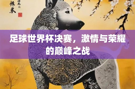 足球世界杯决赛，激情与荣耀的巅峰之战