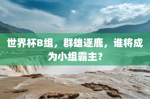 世界杯B组，群雄逐鹿，谁将成为小组霸主？