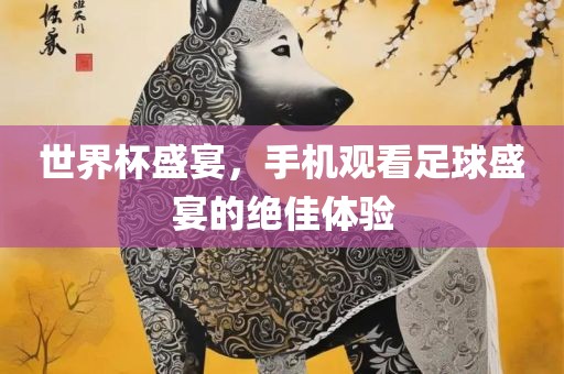 世界杯盛宴，手机观看足球盛宴的绝佳体验漯河市盈旭机械设备有限公司