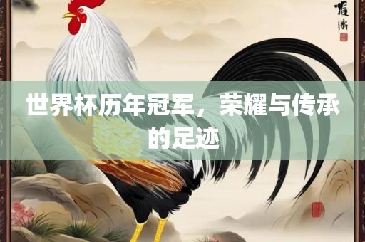 世界杯历年冠军，荣耀与传承的足迹