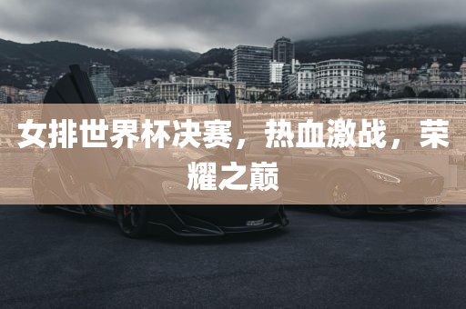 女排世界杯决赛，热血激战，荣耀之巅