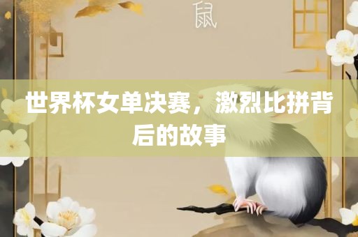 世界杯女单决赛，激烈比拼背后的故事