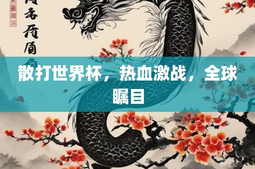 散打世界杯，热血激战，全球瞩目